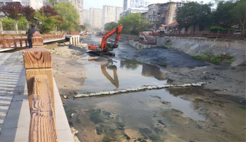 南京市鼓楼区金川河水情形提升清水浅流工程正式开工